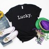 Simply Sage Market Women's Lucky Typewriter Short Sleeve Graphic Tee - 3 of 3