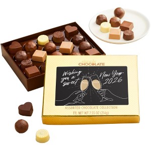 Simply Chocolate 17 Piece Wish Sweet New Year Boxed Chocolates - 1 of 4
