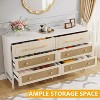 Tribesigns 6 Drawer Dresser, Modern Double Chest of Drawer - 4 of 4