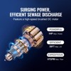 VEVOR 1HP Sump Pump, 4020GPH, 30FT Lift Stainless Steel Submersible Sludge Pump with 26FT Power Cord Automatic ON/OFF Float Switch, Silver - 4 of 4