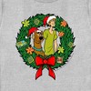 Women's Scooby Doo Christmas Shaggy and Scooby Wreath T-Shirt - 2 of 4