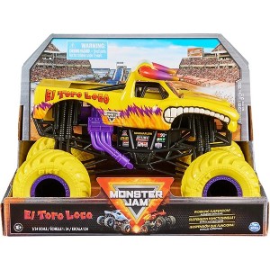 Monster Jam, Official El Toro Loco Monster Truck, Collector Die-Cast Vehicle, 1:24 Scale, Christmas Gift for Kids, Boys & Girls, 3+ - 1 of 4