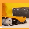ZEZE "The Cheese" Adjustable Tunnel Cat Toy-Yellow - 3 of 4