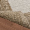 Maxax Rustic Jute Door Mat， Natural Fiber Jute Rug Solid Center for Entryway and Hallway - 4 of 4