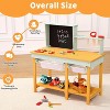 Wooden Tool Bench,Pretend Play Toys Workbench for Kids,Workshop with Building Tools Sets,Construction Toys Educational Gift for Toddlers Age 3-5 - 2 of 4