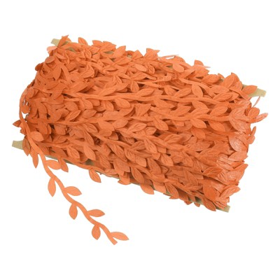 Unique Bargains Polyester Natural Design Flexible Durable Leaf Ribbon