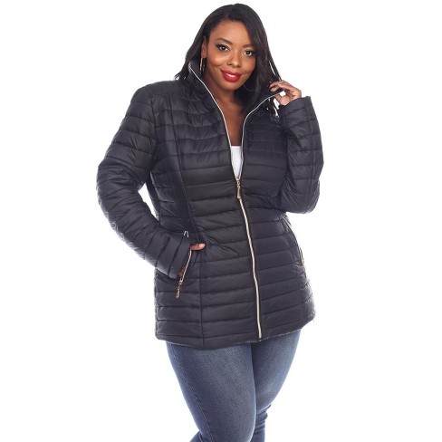 Plus size quilted jacket hot sale womens