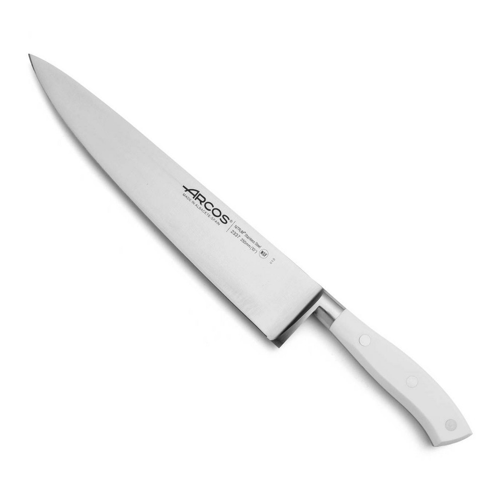 Arcos Riviera Blanc 10 Chef&#039;s Knife White