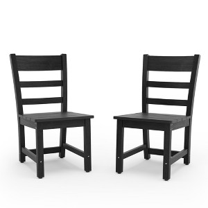 Arceso Armless HDPS Outdoor Dining Chairs, Weather-Resistant Patio Chairs, 350 lb Support, for Lawn, Garden, Backyard or Indoor Use - 1 of 4
