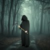 Black Hooded Horror Cloak Adult Costume - 3 of 4