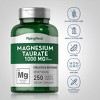 Piping Rock Magnesium Taurate 1000 mg | 250 Coated Caplets - 3 of 4