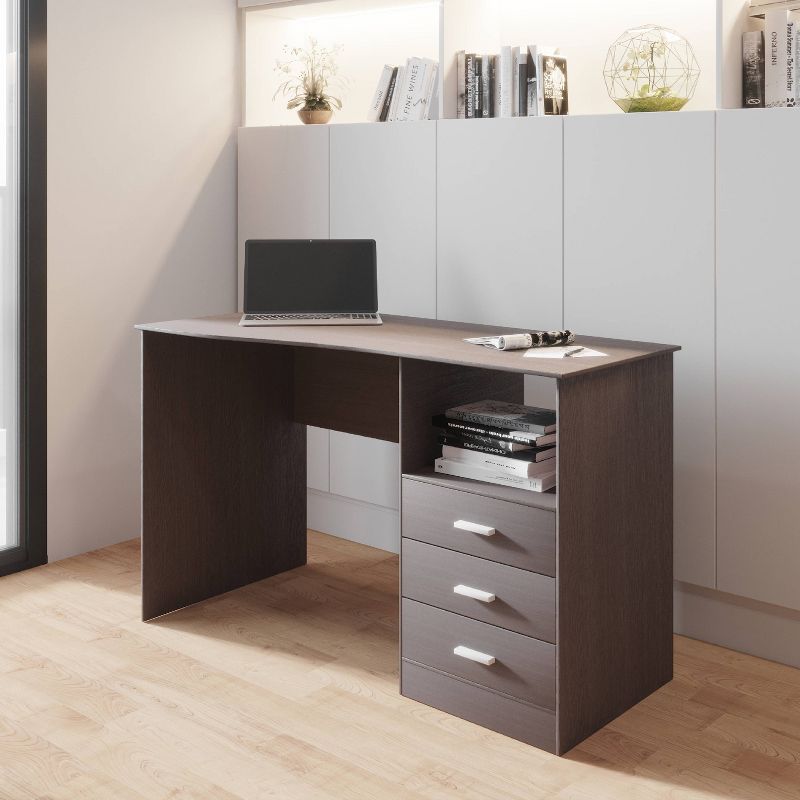 Classic Computer Desk with Multiple Drawers - Techni Mobili, 6 of 11