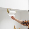 Wall Mount Paper Towel Holder Bulk- Self-Adhesive Under Cabinet In Matte Black(2 PCS) - 4 of 4
