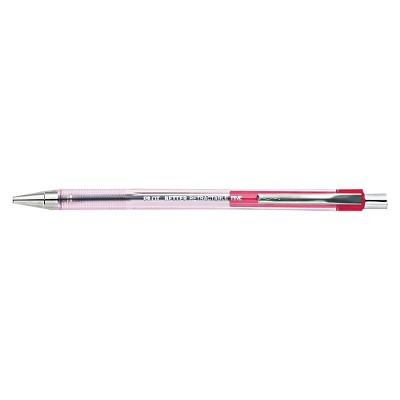 Pilot 12ct Better Retractable Ballpoint Pens Fine Point 0.7mm Red
