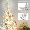 Aoibox Christmas Tree Topper Star 40 LED Remote Control Warm Lights 8 Lighting Modes Timer Indoor Home Decor 10 Inch 1 Piece - 2 of 4