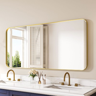 Aluminum Framed Bathroom Mirror