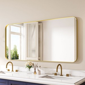 Aluminum Framed Bathroom Mirror - 1 of 4