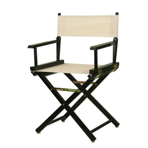 Natural Black Frame Director's Chair