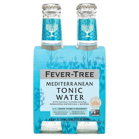  Fever- Tree Lemon Tonic Water 6.8 oz, 4 count : Health &  Household