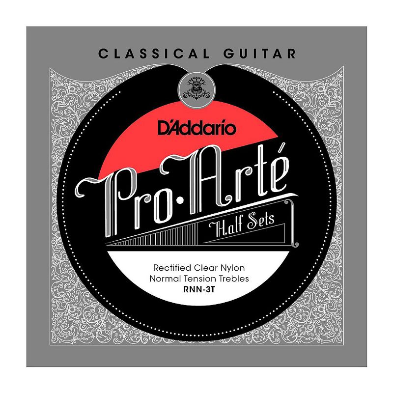 D'Addario RNN-3T Pro-Arte Normal Tension Classical Guitar Strings Half Set, 1 of 2