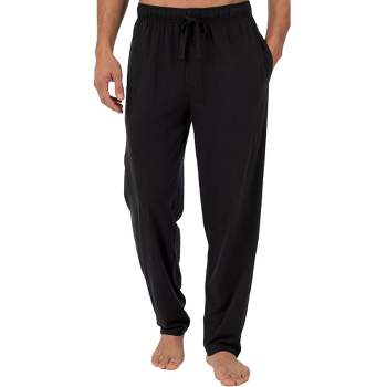 Men's Soft Cotton Knit Jersey Pajama Pants with Pockets, PJ Bottoms