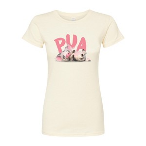 Women's - Disney - Pua The Pig Fitted Graphic T-Shirt - 1 of 2
