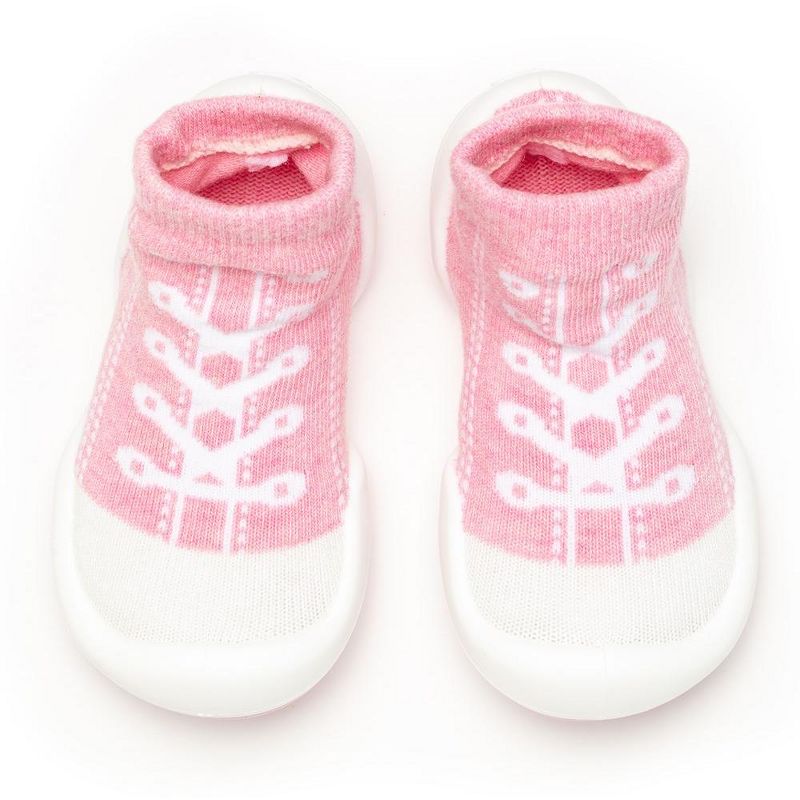 Komuello Toddler First Walk Sock Shoes - Sneakers Pink, 1 of 13
