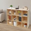 YIYIBYUS Solid Wood Shelves, Wooden Cube Shelf Bookcase, Floorstanding Bookshelf - 2 of 4