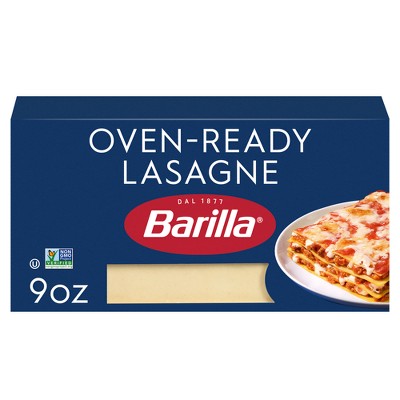 Barilla Oven Ready Lasagna Noodles Pasta - 9oz : Target