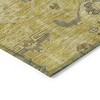 Gold Wheat And Gray Oriental Washable Indoor Outdoor Area Rug - 4 of 4