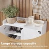 Farmhouse Shoe Cabinet with Doors, Shoe Storage Cabinet with Adjustable Shelves, Wooden Shoes Rack for Entryway, Hallway, Closet, Living Room - 4 of 4