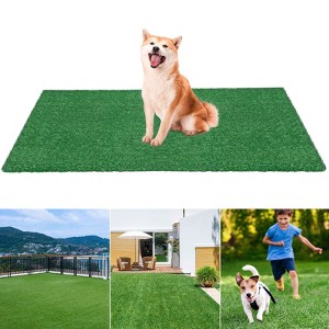 GOTGELIF 6.6x16.5 Ft Lush Artificial Grass Lawn Landscape Perfect for Kids Pets - 1 of 4