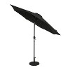 9' x 9' Trinidad II Market Patio Umbrella Black - Island Umbrella - 2 of 4