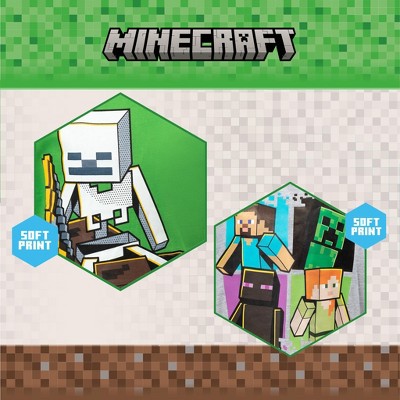 Minecraft Mobs Creeper Steve Alex Skeleton Big Boys 3 Pack Graphic T-Shirt 18-20 — фото 4