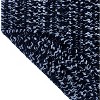24" x 72" Chenille Tweed Collection Navy & Smoke Blue Reversible Indoor Area Utility Runner Rug - Better Trends - 3 of 4