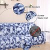 PiccoCasa Tie-dye Craft Graffiti Printed with One Pillowcase Stretch Sofa Cover - 3 of 4