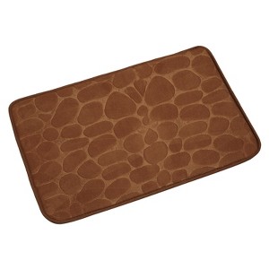 Unique Bargains Memory Foam Non-Slip Water Absorption Comfortable Bath Rug - 1 of 4