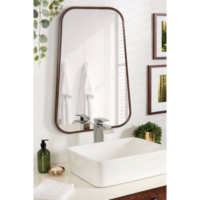 Caskill Framed Cowbell Wall Mirror - Kate & Laurel All Things Decor, 5 of 8
