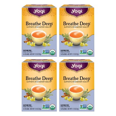 Yogi Tea - Breathe Deep -  64 ct, 4 Pack