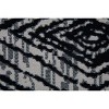 Anji Mountain 36"x48" Smiljan 1/2" Rug'D Chair Floor Mat Black/White: Indoor Polyester Felt-Backed, Spot Clean - 3 of 4