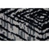 Anji Mountain 36"x48" Smiljan 1/2" Rug'D Chair Floor Mat Black/White: Indoor Polyester Felt-Backed, Spot Clean - image 3 of 4