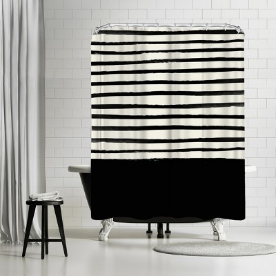 Americanflat Black by Leah Flores  71" x 74" Shower Curtain