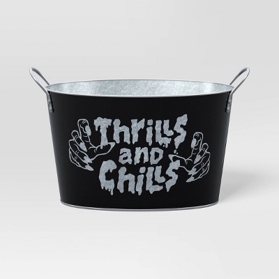 2.1gal Metal Thrills and Chills Beverage Tub - Hyde and EEK! Boutique™