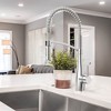 Commercial Kitchen Faucet with Sprayer, Single Handle Pull Down Kitchen Faucet, Single Hole Stainless Steel Kitchen Faucet - 4 of 4