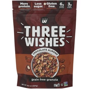 Three Wishes - Granola Grain Free - Chocolate Almond - Case of 8 - 8 oz - 1 of 1