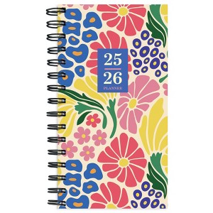 TF Publishing July 2025 - June 2026 Floral Medley Small Weekly Monthly Planner - 1 of 4