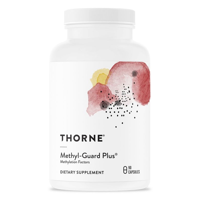 Thorne Methyl-Guard Plus - Active folate (5-MTHF) with Vitamins B2, B6, and B12 - Gluten-Free, Dairy-Free, Soy-Free - 90 Capsules, 1 of 7