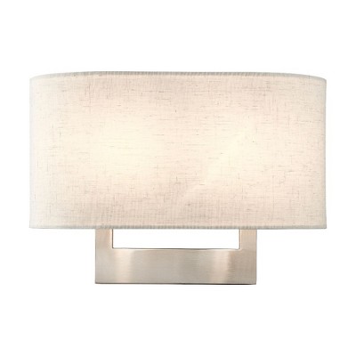 Livex Lighting 2 - Light Wall Light in  Brushed Nickel
