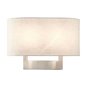 Livex Lighting 2 - Light Wall Light in  Brushed Nickel - 1 of 4