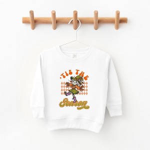 The Juniper Shop Tis The Season Scarecrow Toddler Graphic Sweatshirt - 1 of 3